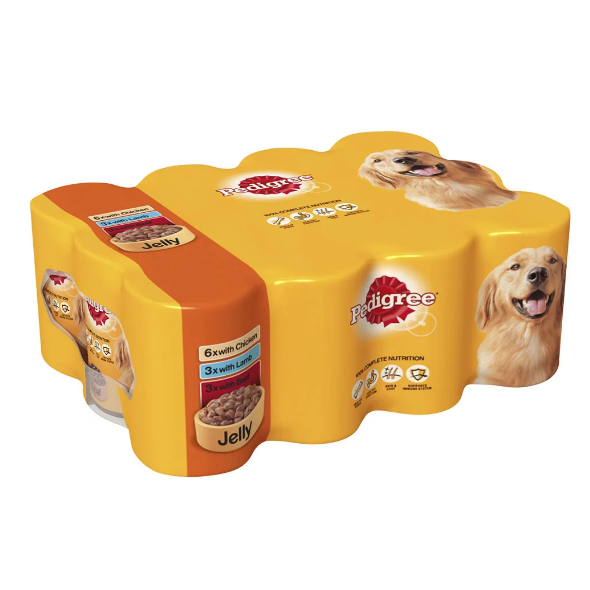 Pedigree Tin Jelly 12x385g