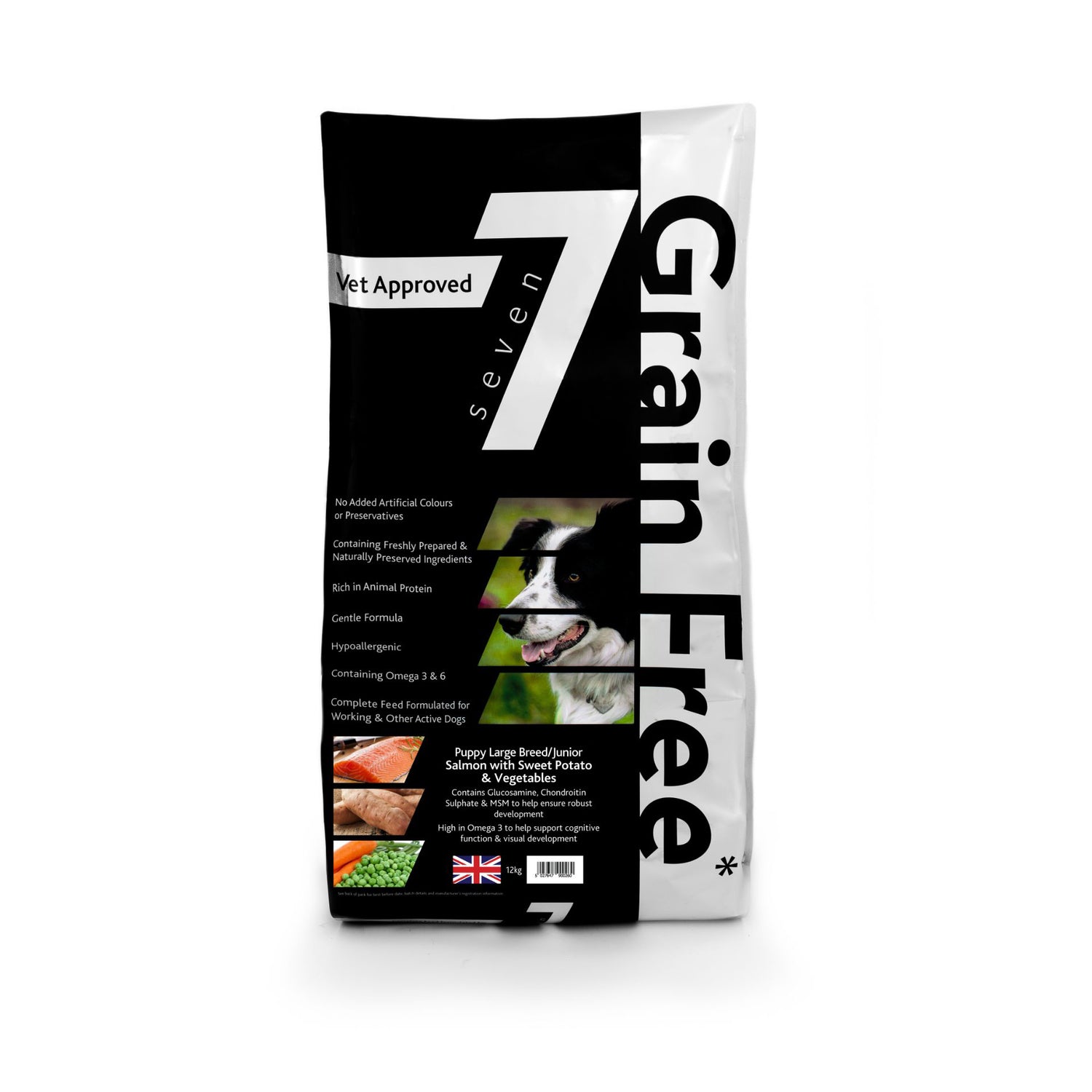 Seven Puppy - Large Breed Salmon with Sweet Potato & Vegetable Grain Free 12kg