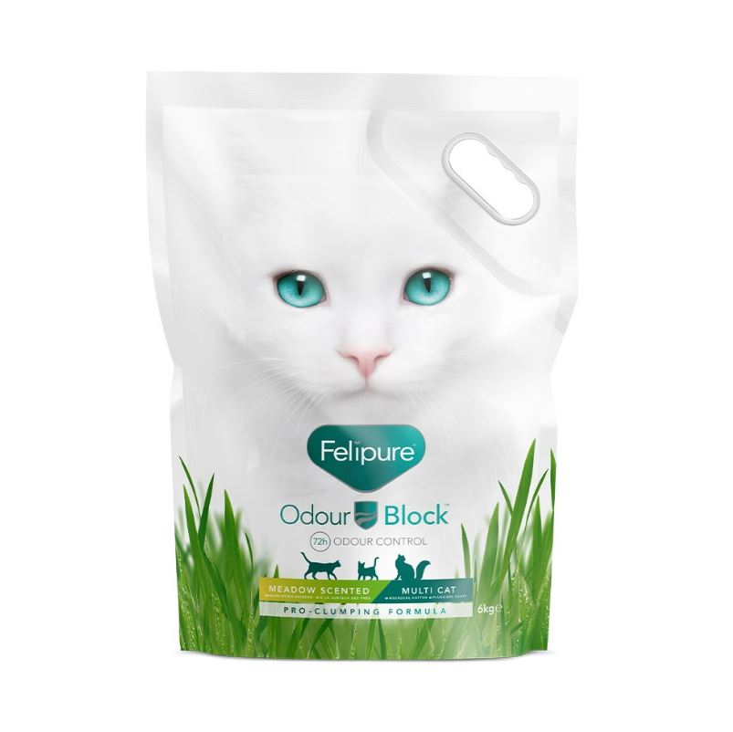 Felipure Single & Multi Cat Meadow Scented Litter 12kg