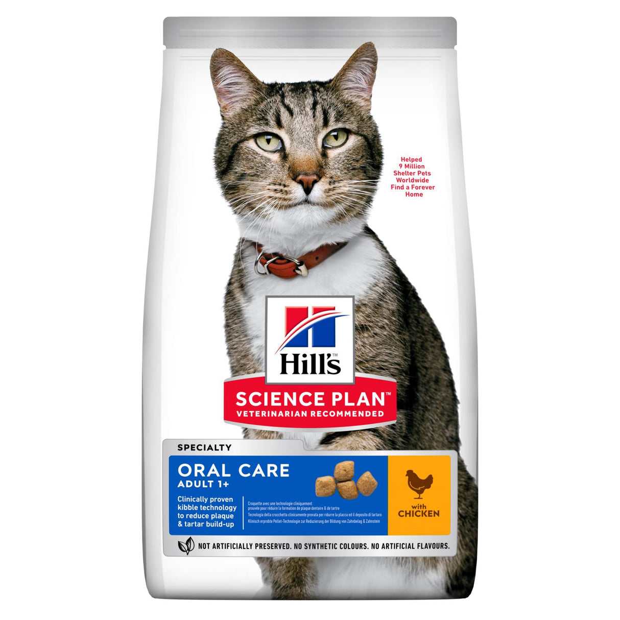 Science Plan Adult Oral Care Cat Food With Chicken 1.5kg