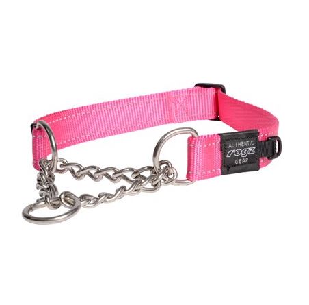 Rogz Control Chain Collar Pink Extra Large 45-70cm
