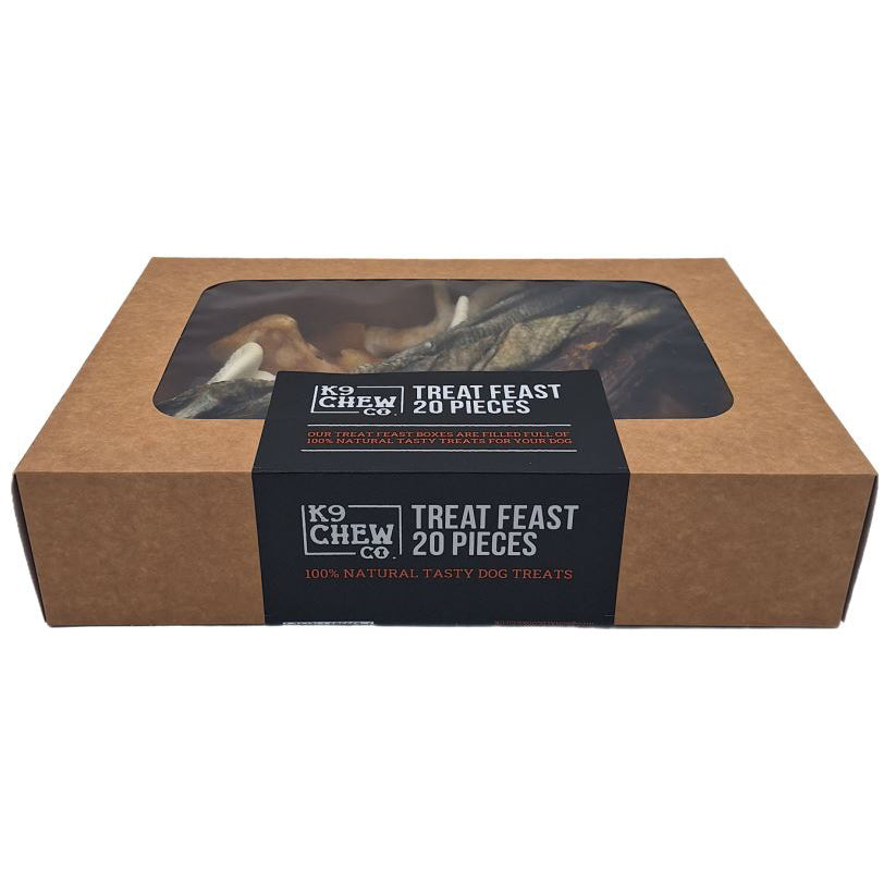 K9 Chew Co 20 Piece Natural Treat Feast Box
