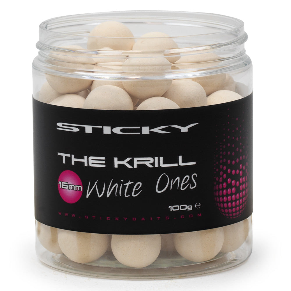 Sticky Baits The Krill Pop Ups White Ones 14mm 100g