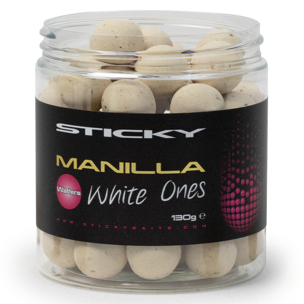 Sticky Baits Manilla White Ones Wafters 16mm 130g