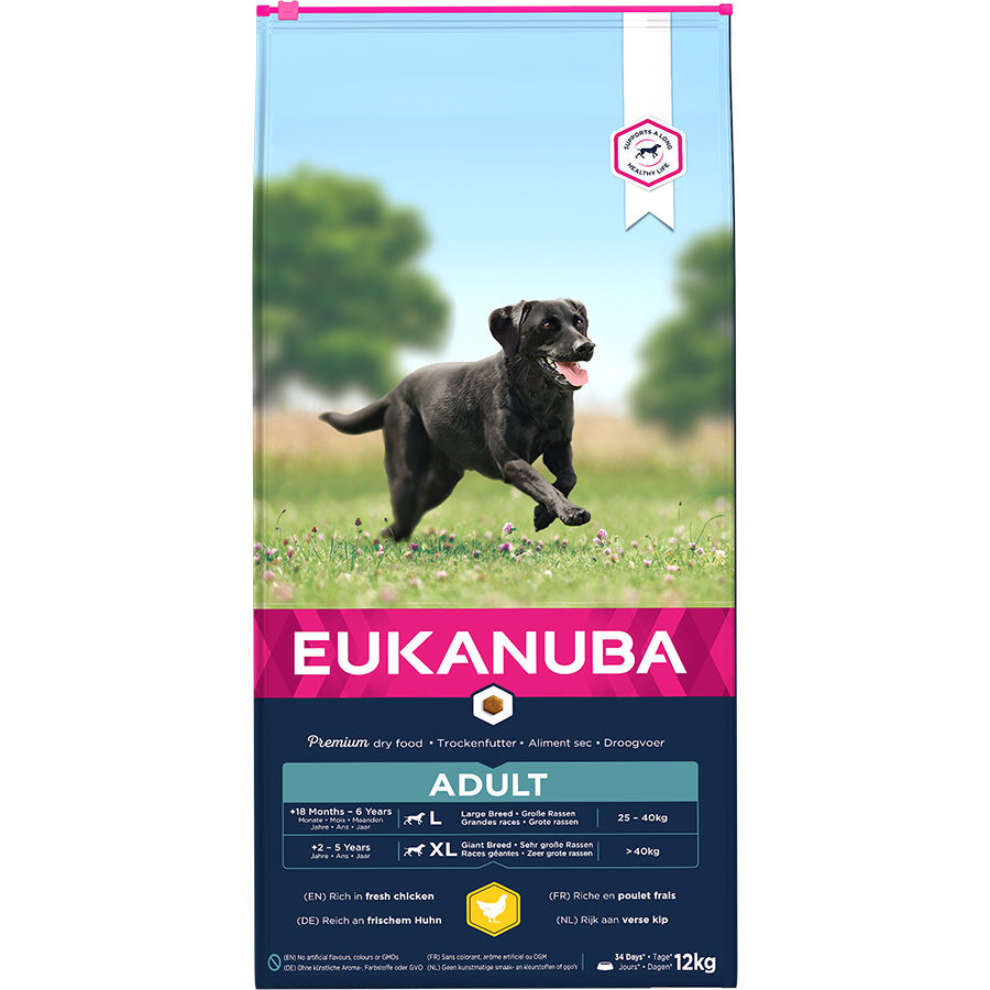 Eukanuba Adult Active Large Breed Chicken 12kg