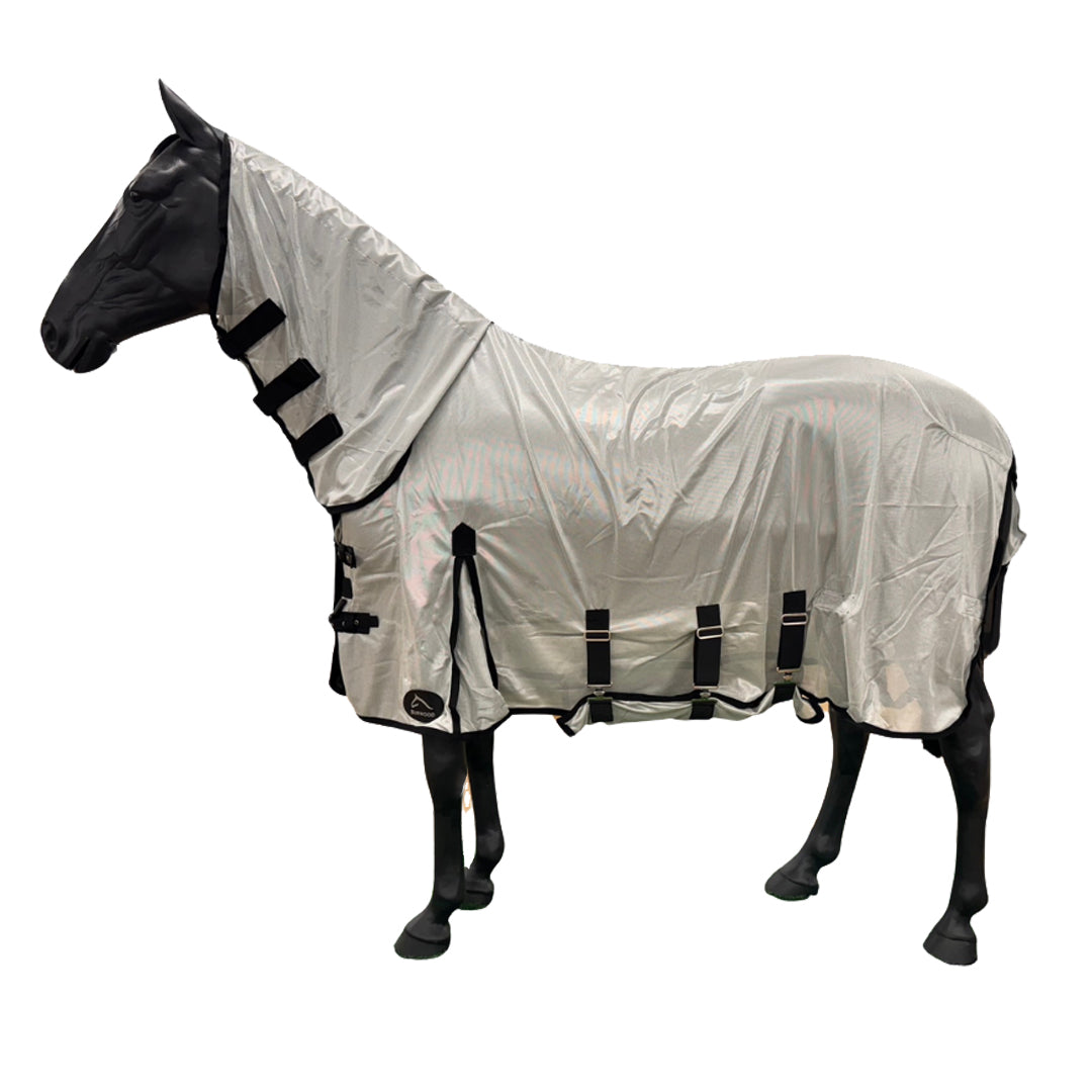 Burwood Fly Rug Grey / Black 6'9