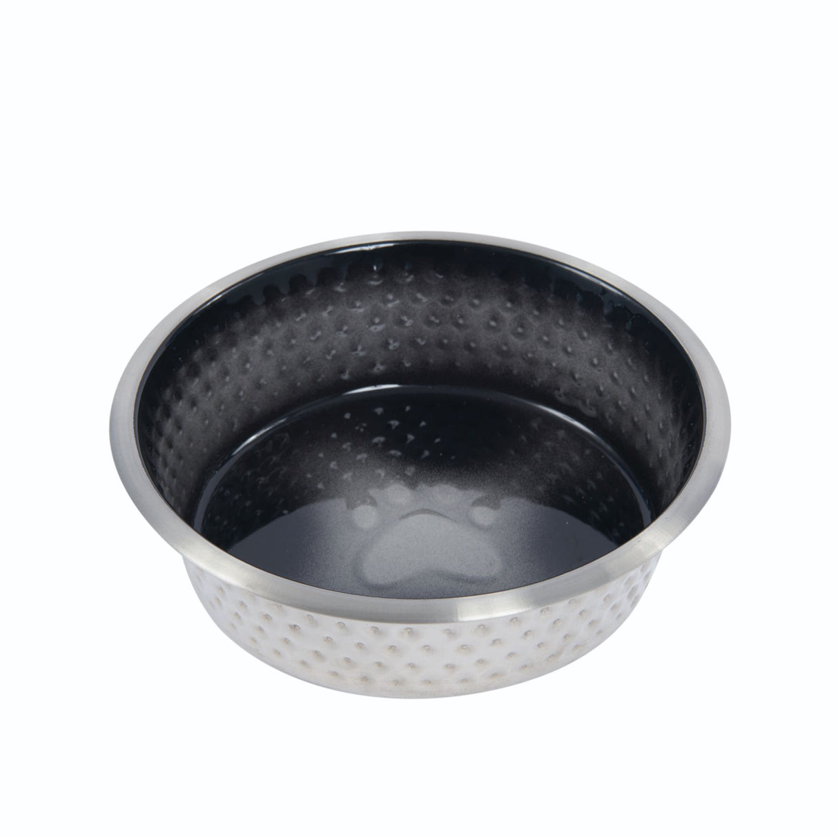 Weatherbeeta Non Slip Stainless Steel Silicone Shade Dog Bowl Black 16.5cm