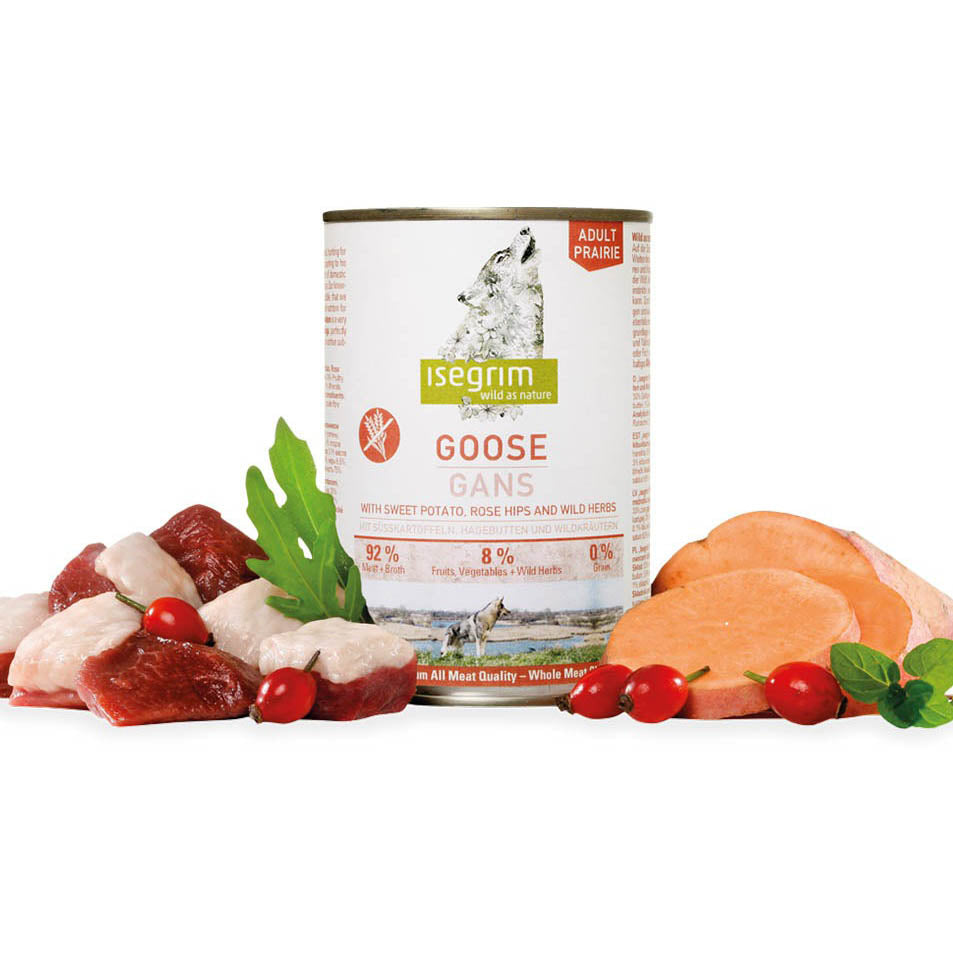 Isegrim Adult Goose & Sweet Potato Tin 6x800g