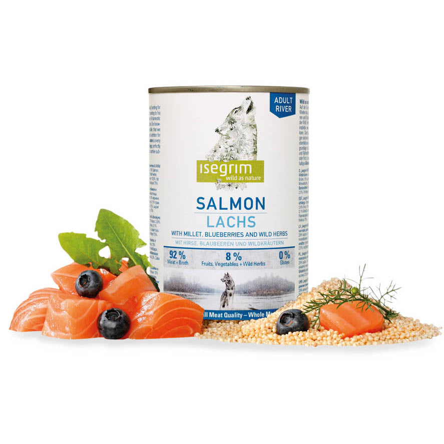 Isegrim Adult Salmon Tin 6x800g
