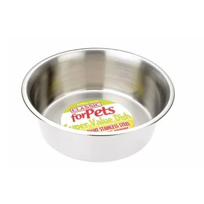 Classic Super Value Stainless Steel Dish 4700ml