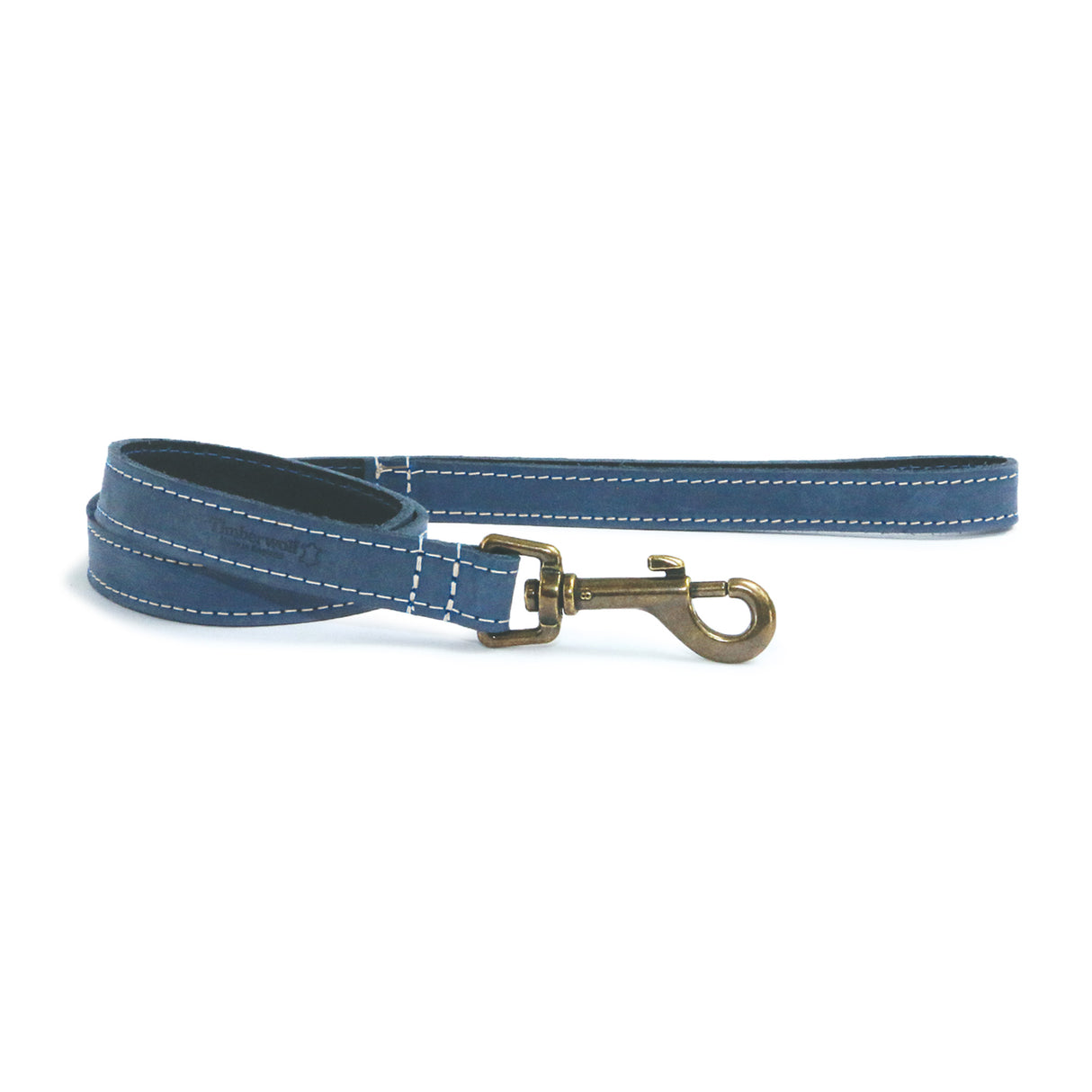Ancol Timberwolf Leather Lead Blue 1mx19mm