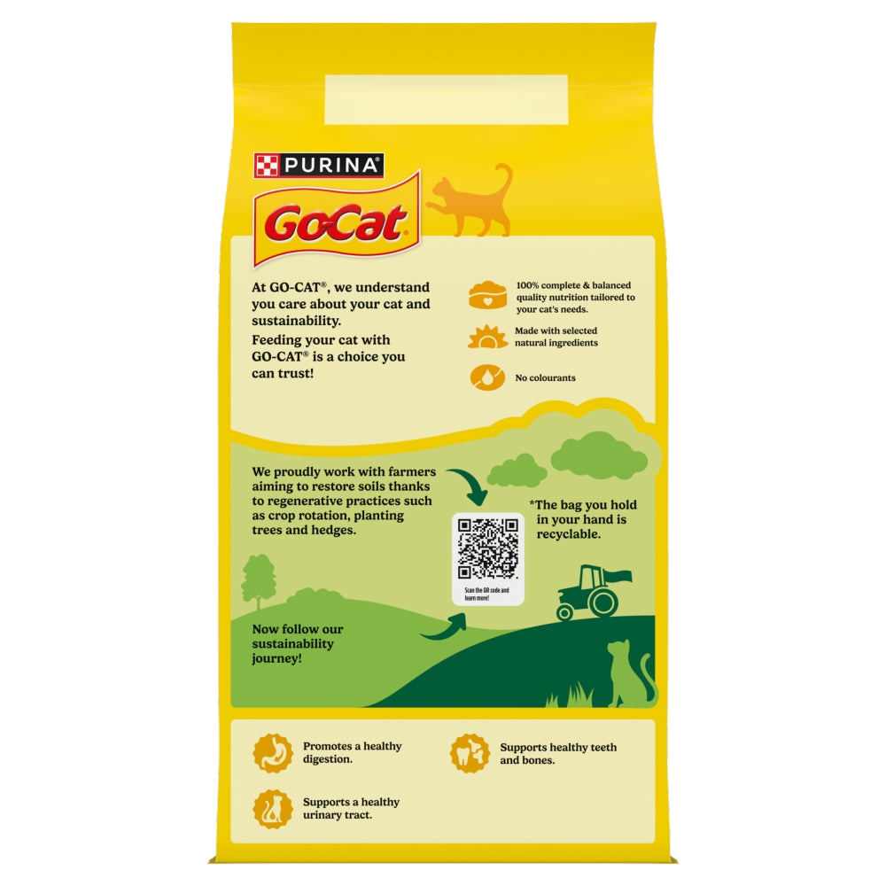 Go-Cat Adult Herring with Vegetables Dry Cat Food 4kg