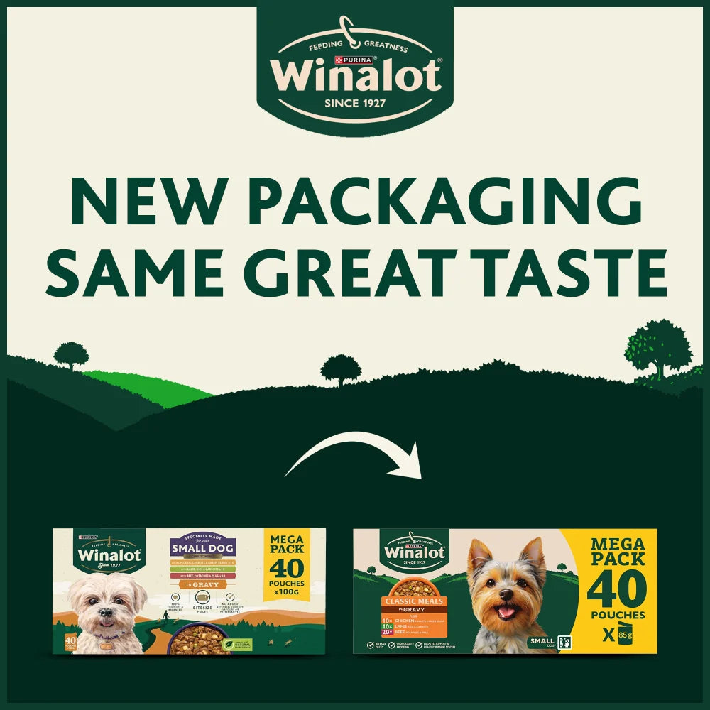 Winalot Small Dog Classic Meals In Gravy 40x85g