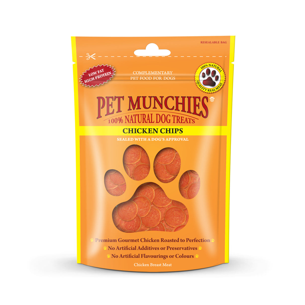 Pet Munchies Chicken Chips Dog Treats 100g