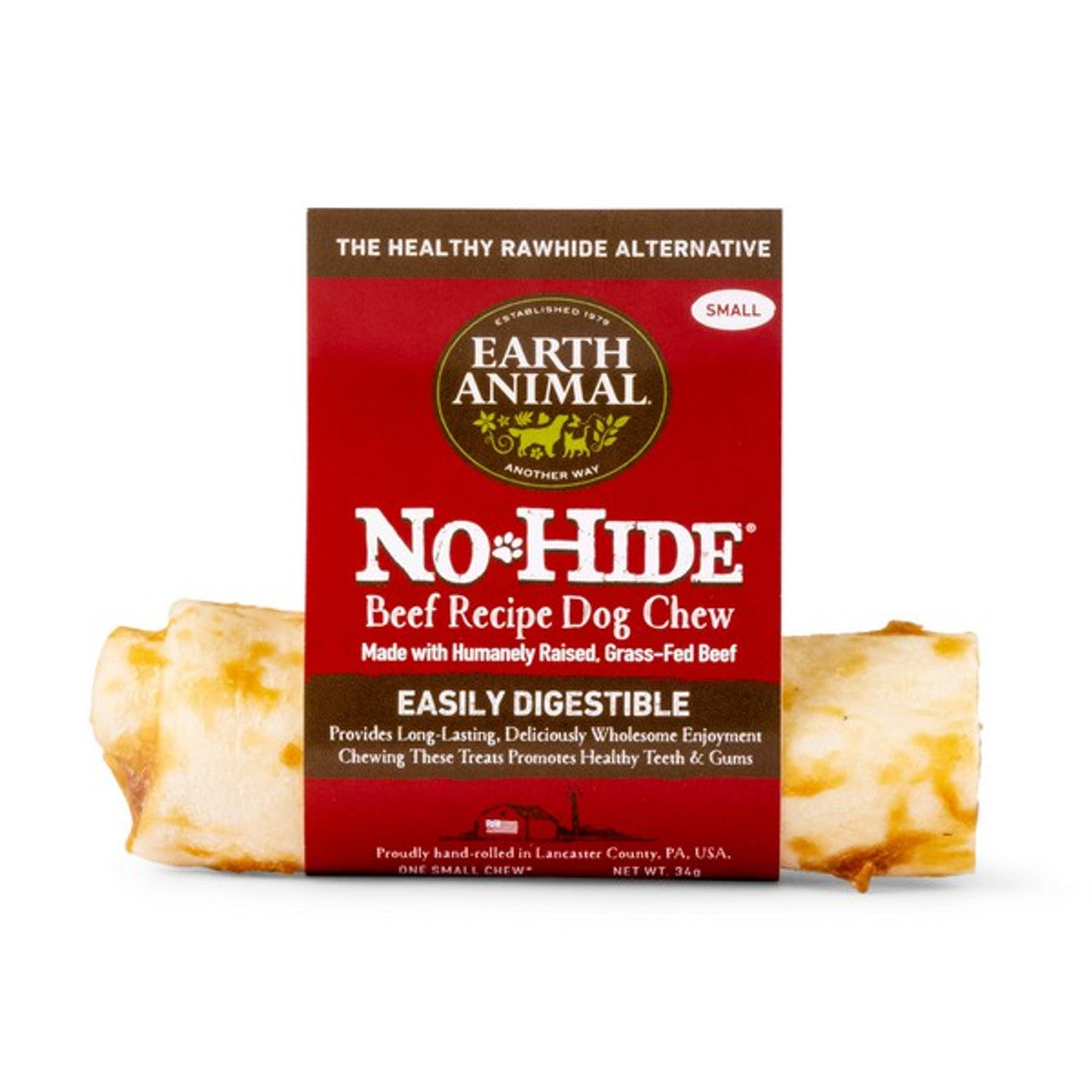 Earth Animal No Hide Beef One Small Chew 34g