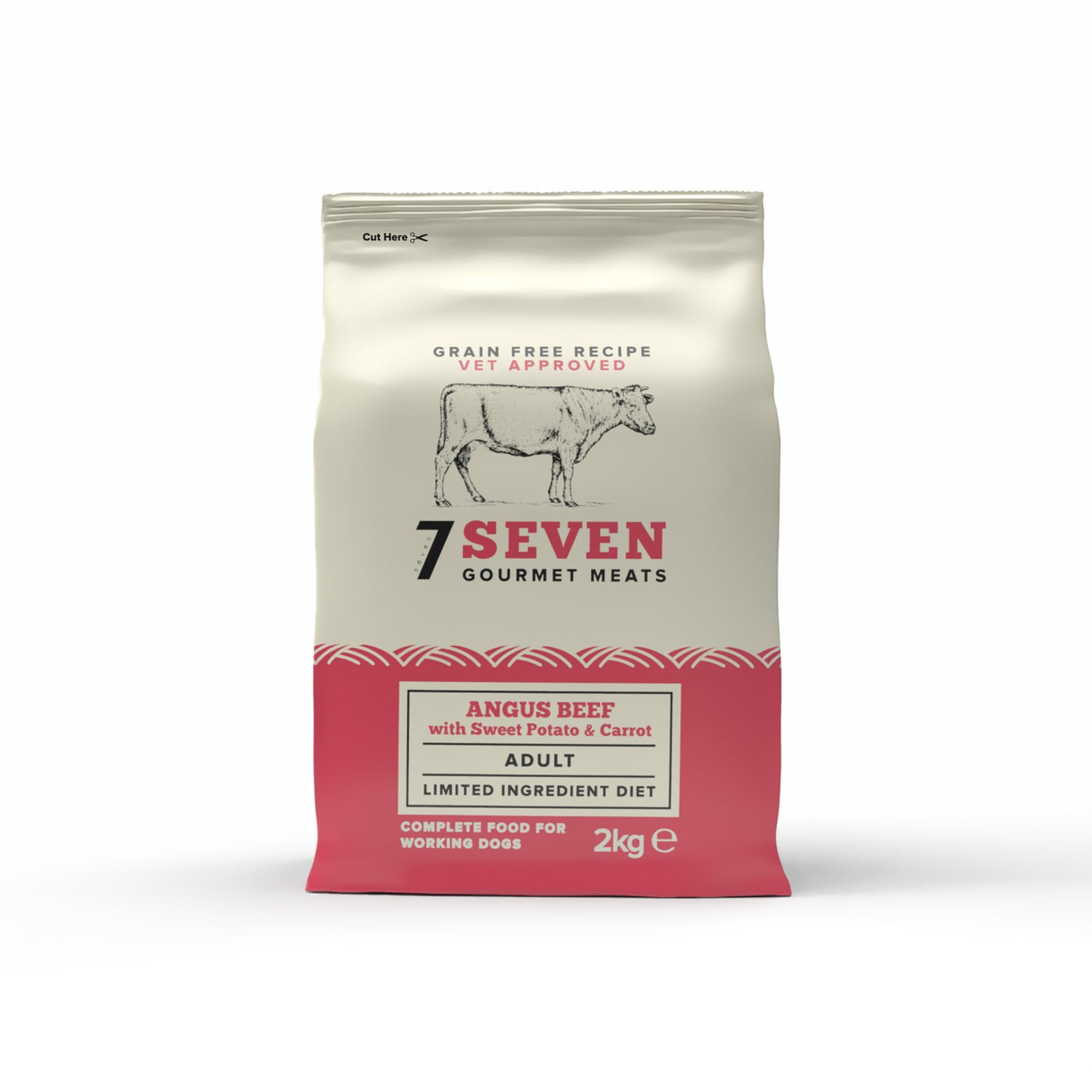 Seven Dog - Adult Angus Beef with Sweet Potato & Carrot Grain Free 2kg