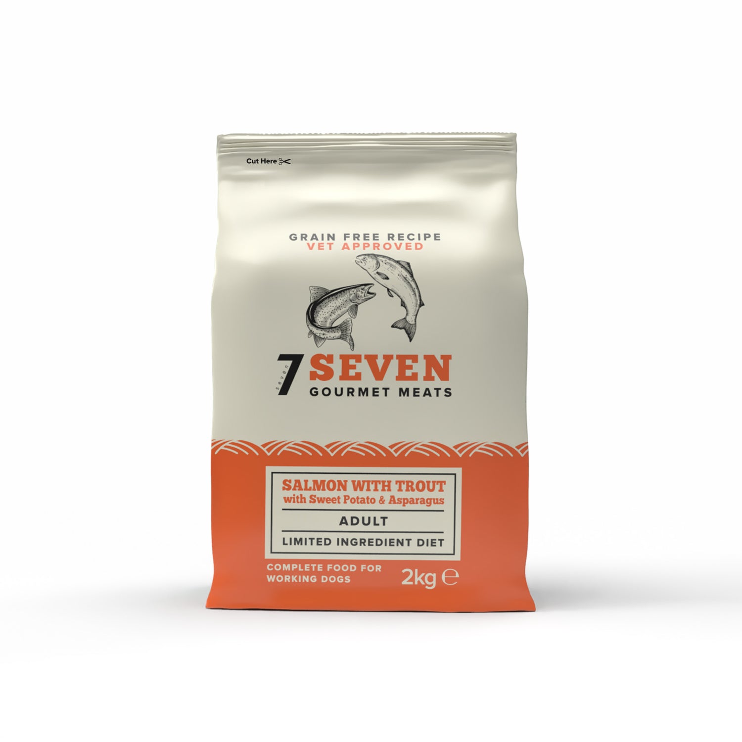 Seven Dog - Adult Salmon with Trout & Sweet Potato Grain Free 2kg
