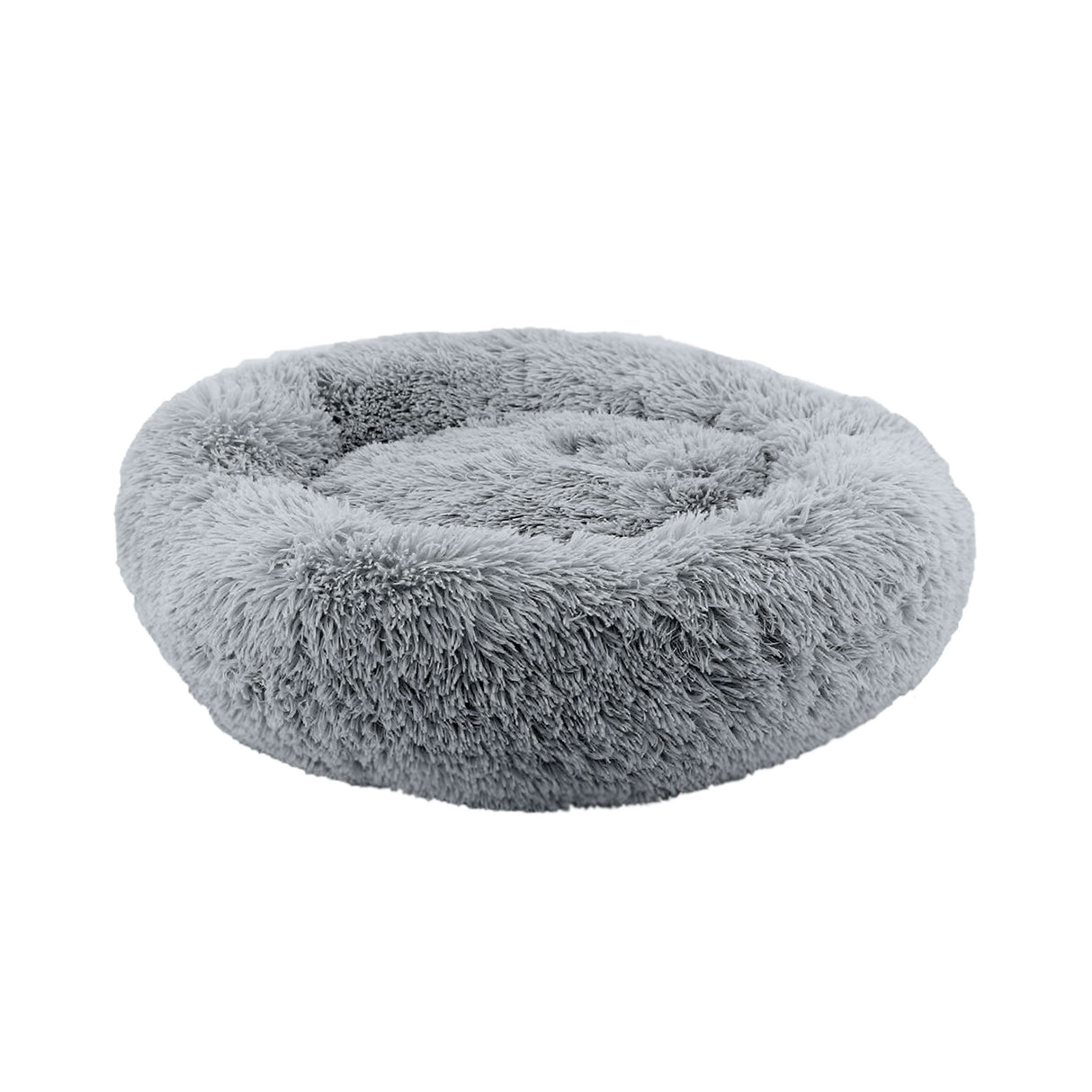 Ancol Sleepy Paws Plush Donut Bed Slate Grey 70cm