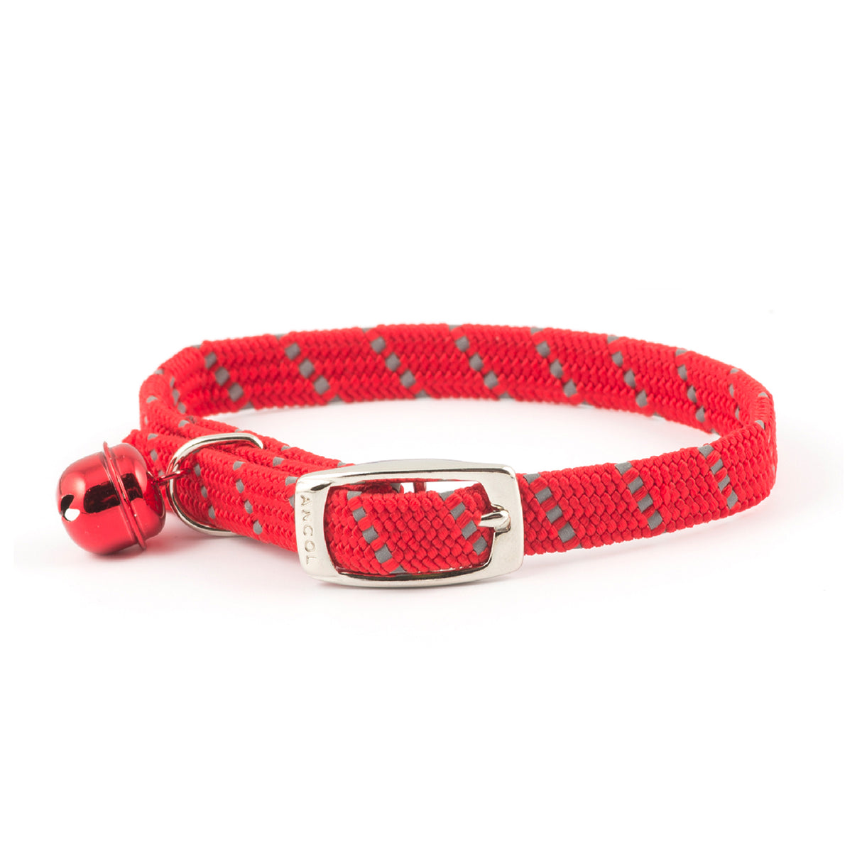 Ancol Softweave Reflective Elastic Cat Collar Red
