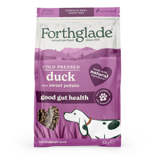 Forthglade Duck Grain Free Cold Pressed Natural Dry Dog Food 6kg
