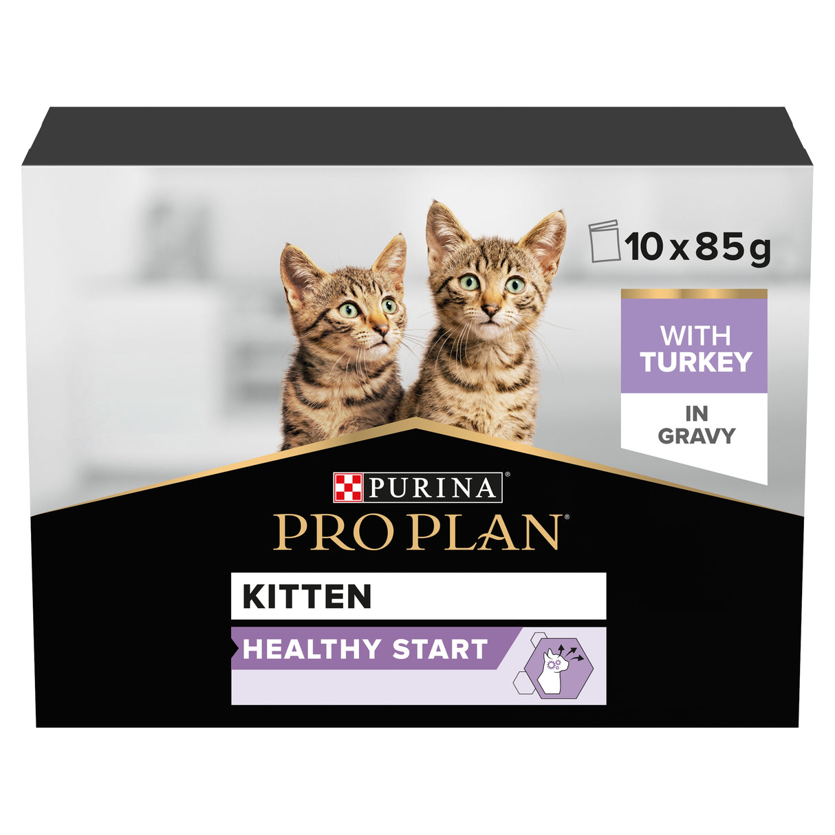 Pro Plan Cat - Kitten Healthy Start Turkey in Gravy 10x85g