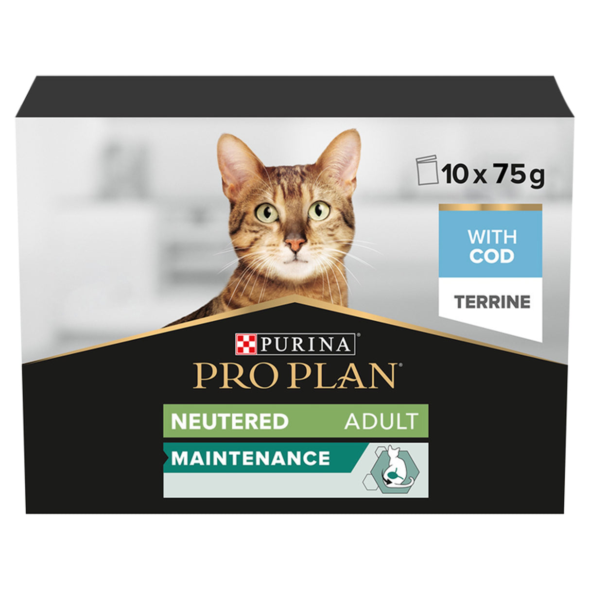 Pro Plan Cat - Adult Sterilised Maintenance Cod Terrine 10x75g