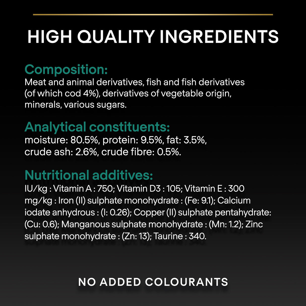 Pro Plan Cat - Adult Sterilised Maintenance Cod Terrine 10x75g