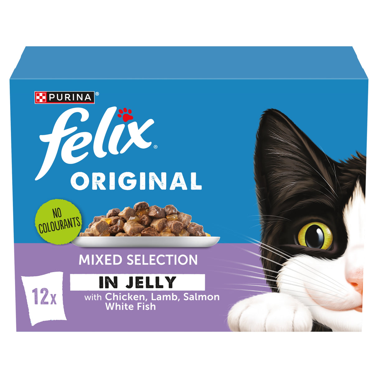 Felix Original Mixed Selection In Jelly Wet Cat Food 12x85g