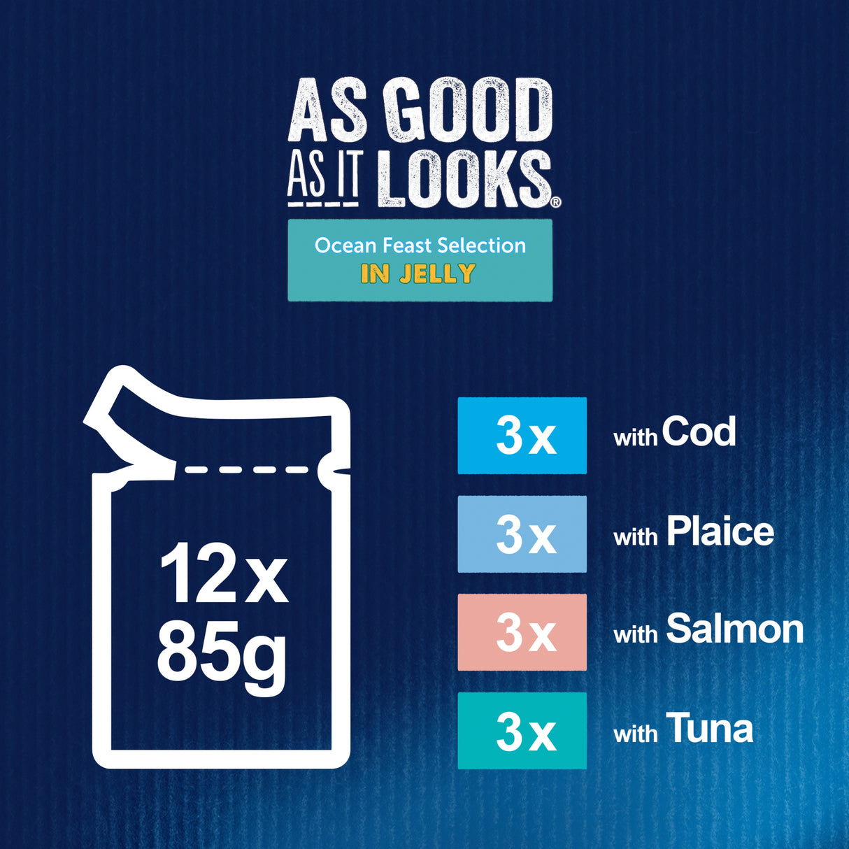 Felix As Good As It Looks Pouch Box Ocean Feasts 12x85g