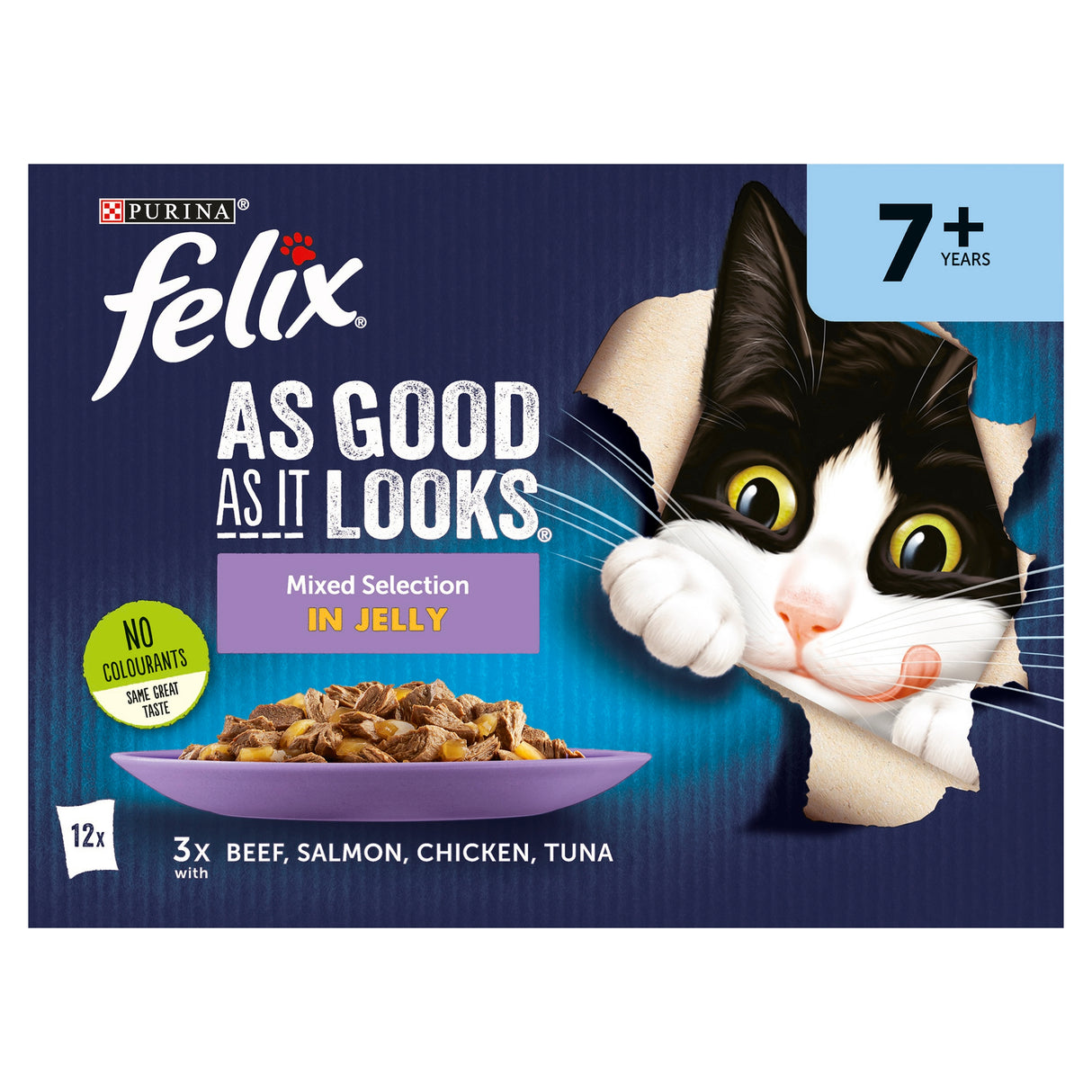 Felix As Good As It Looks Mixed Selection in Jelly 7+ Years 12x85g