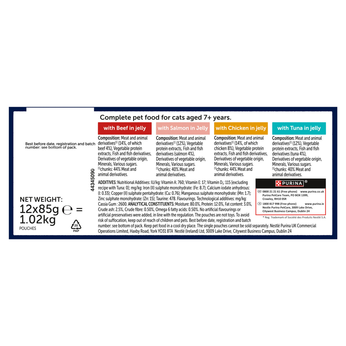 Felix As Good As It Looks Mixed Selection in Jelly 7+ Years 12x85g