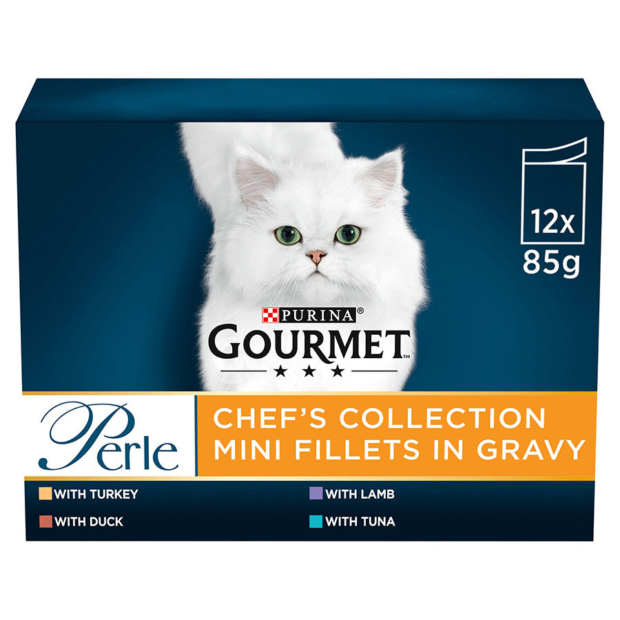 Gourmet Perle Chef's Collection Mini Fillets in Gravy 12x85g
