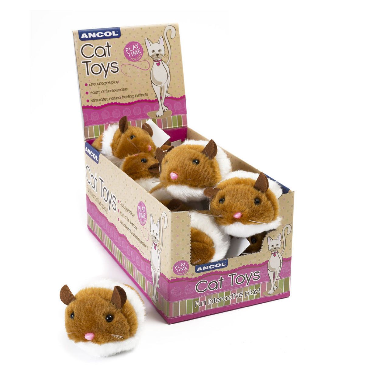 Ancol Jittery Mice Toy