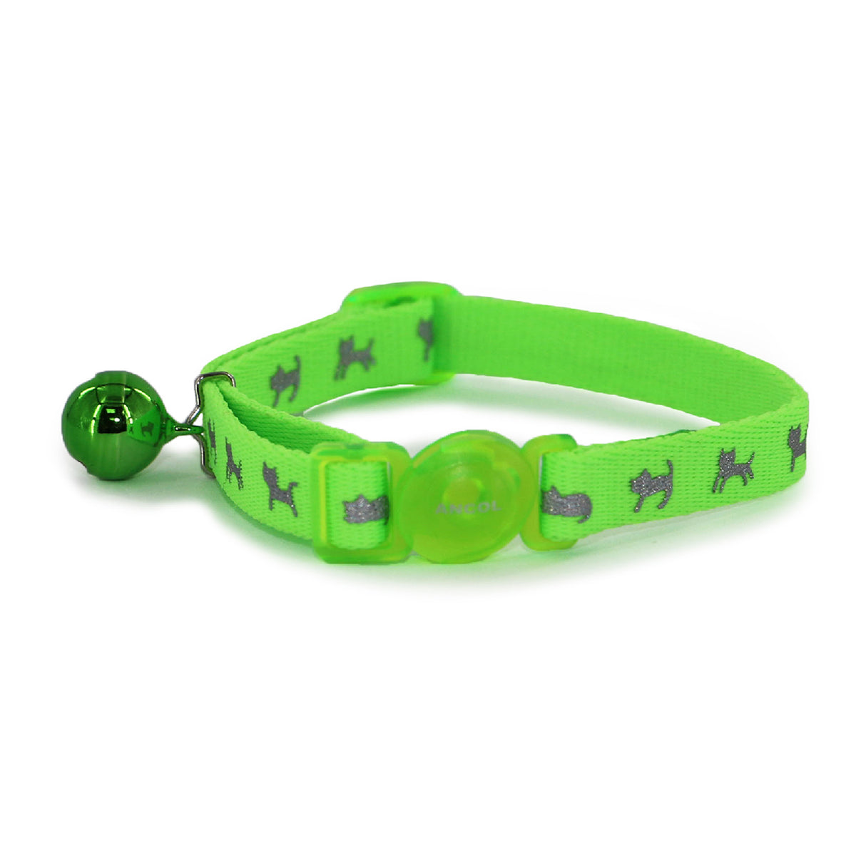 Ancol High Vis Cat Collar Green