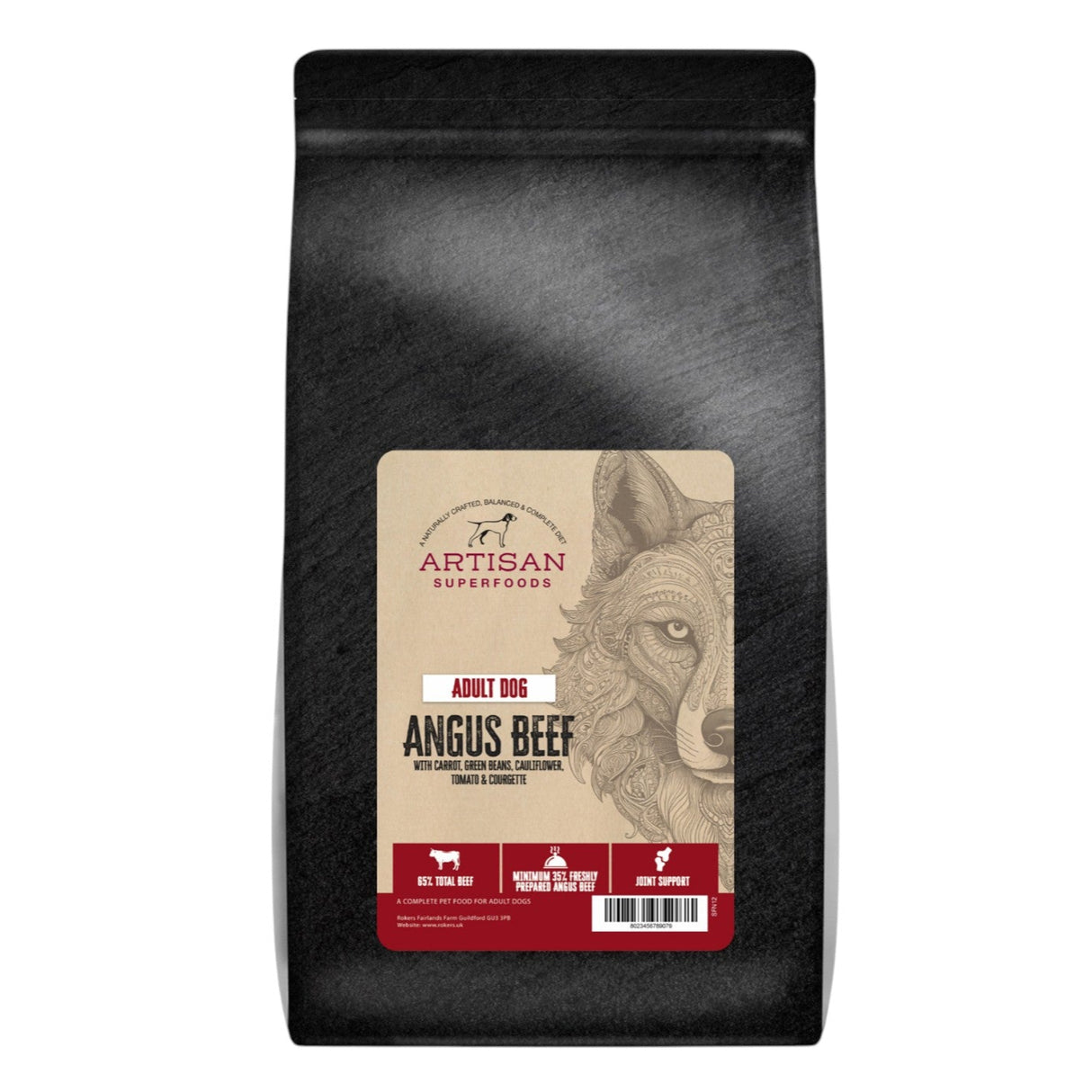 Artisan Superfood Angus Beef Adult Dog Food 12kg