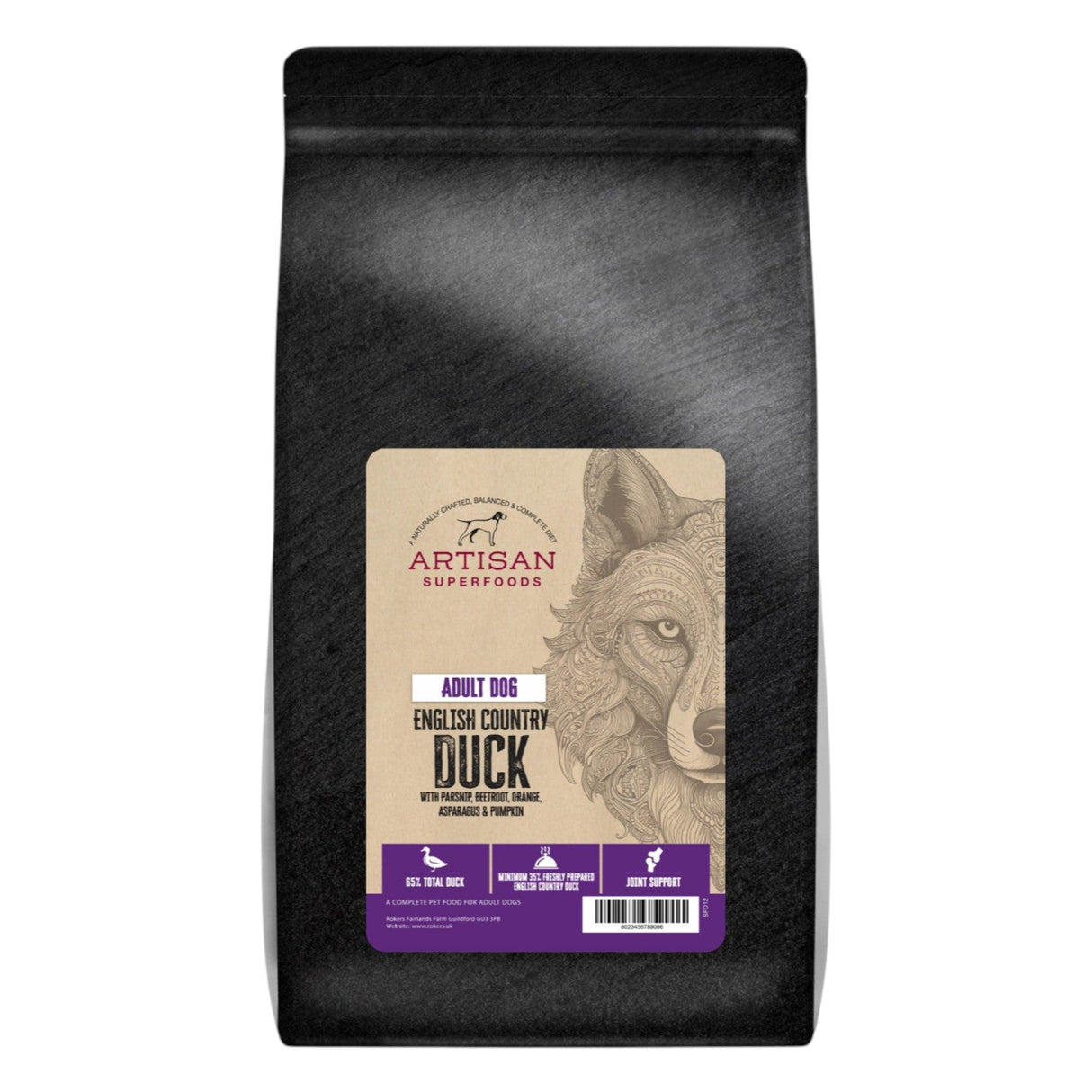 Artisan Superfood Duck Adult Dog Food 12kg