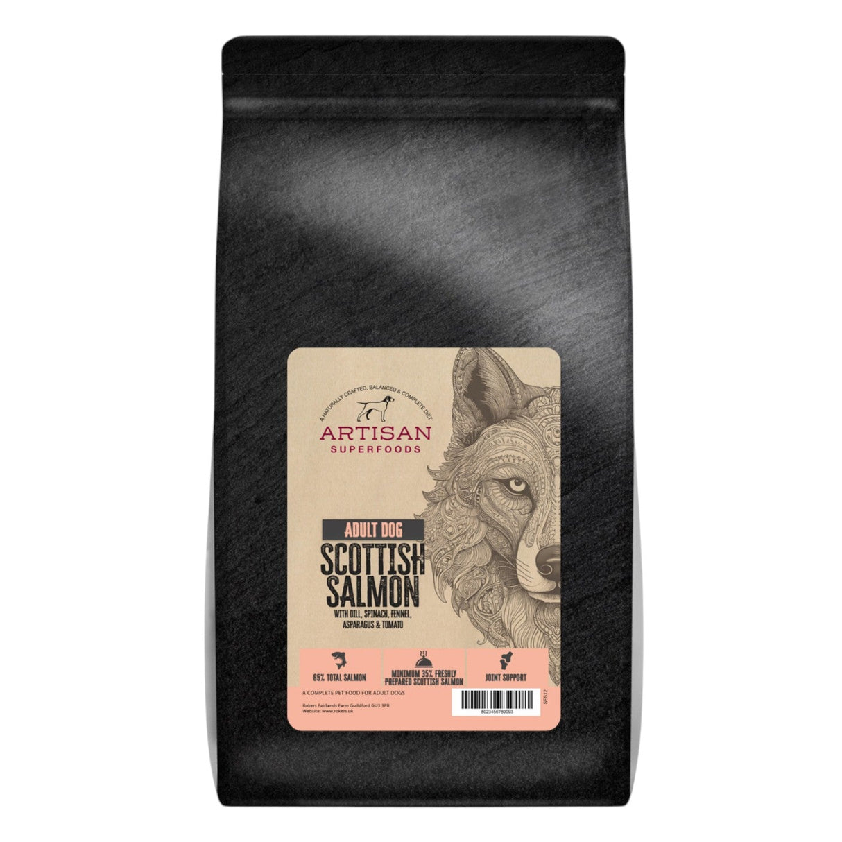 Artisan Superfood Salmon Adult Dog Food 12kg