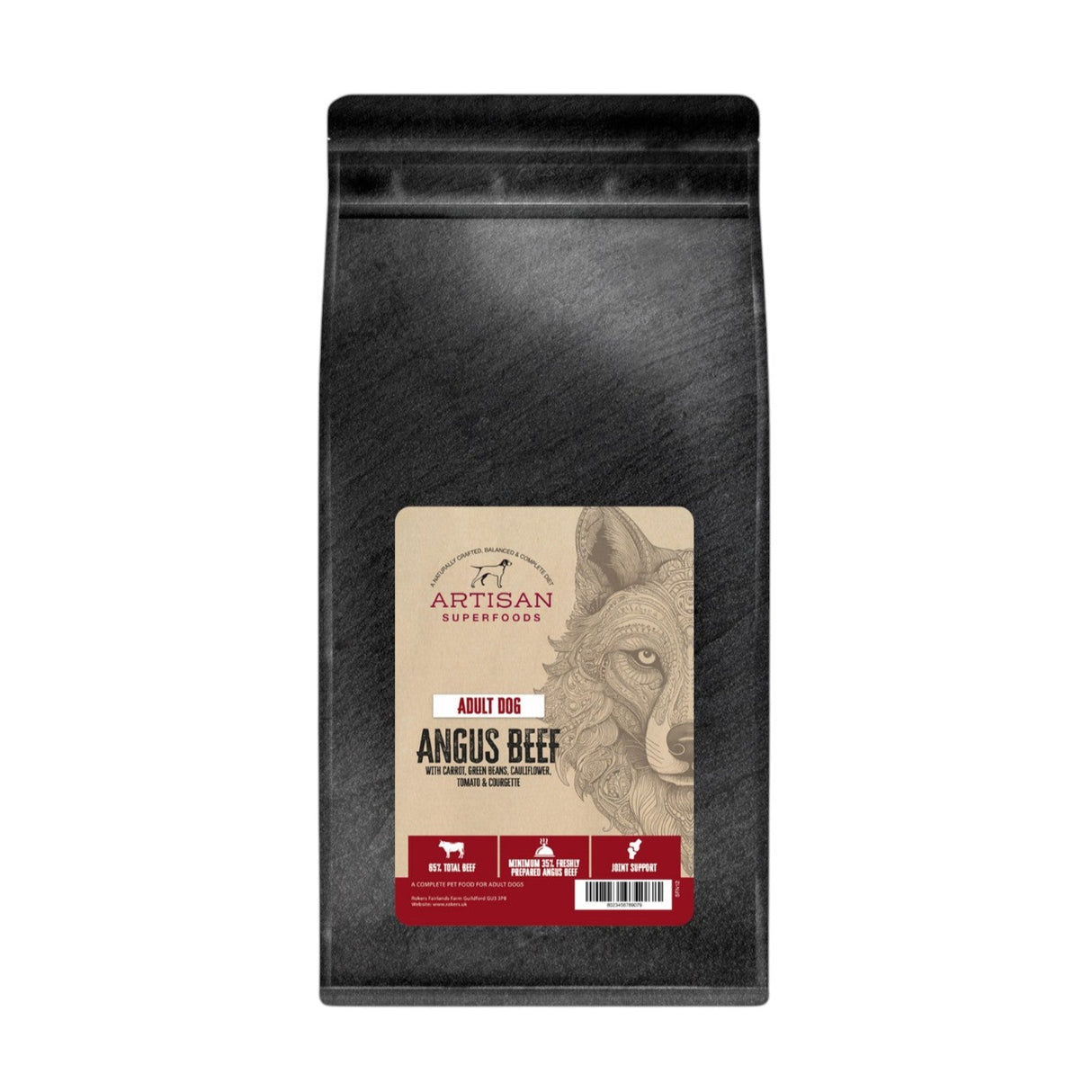 Artisan Superfood Angus Beef Adult Dog Food 2kg