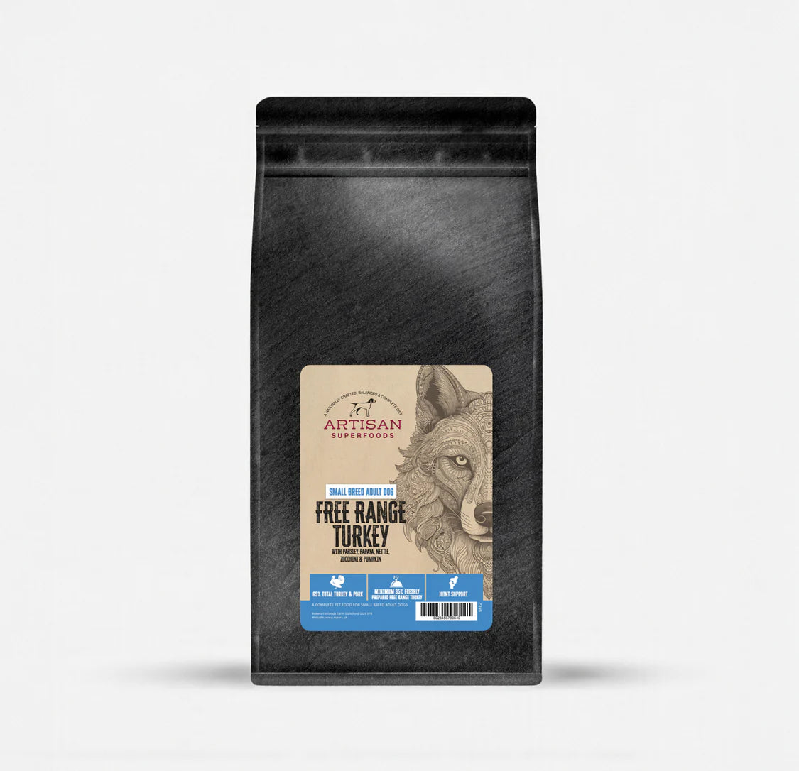 Artisan Superfood Turkey Small Breed Adult Dog Dry Food 2kg
