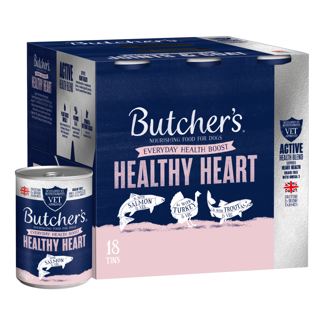 Butchers Tins Grain Free Healthy Heart 18x390g