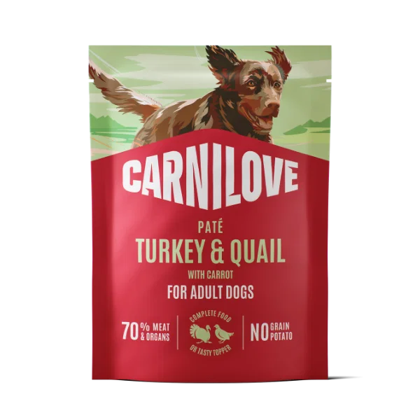 Carnilove Dog - Pouch Turkey & Quail with Carrot 300g