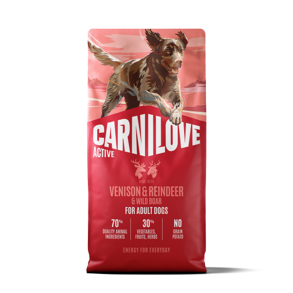 Carnilove Dog - Active Venison, Reindeer & Wild Boar Adult 12kg