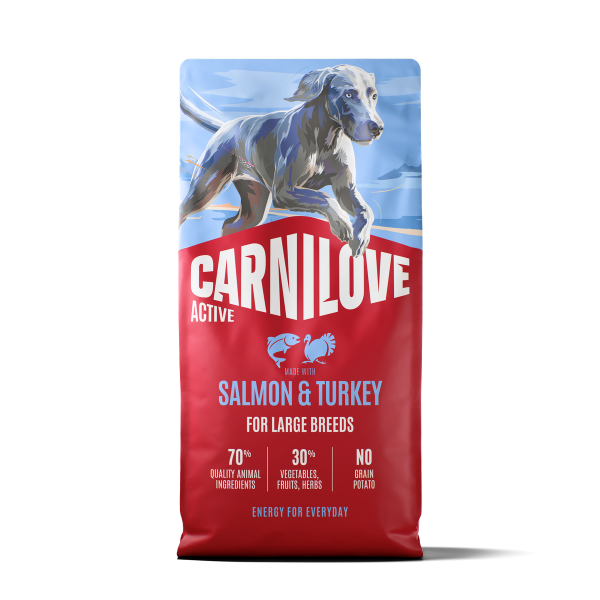 Carnilove Dog - Active Salmon & Turkey Large Breed Adult 1.5kg