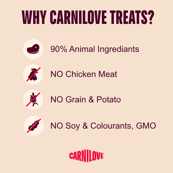 Carnilove Dog - Jerky Beef Treats 100g
