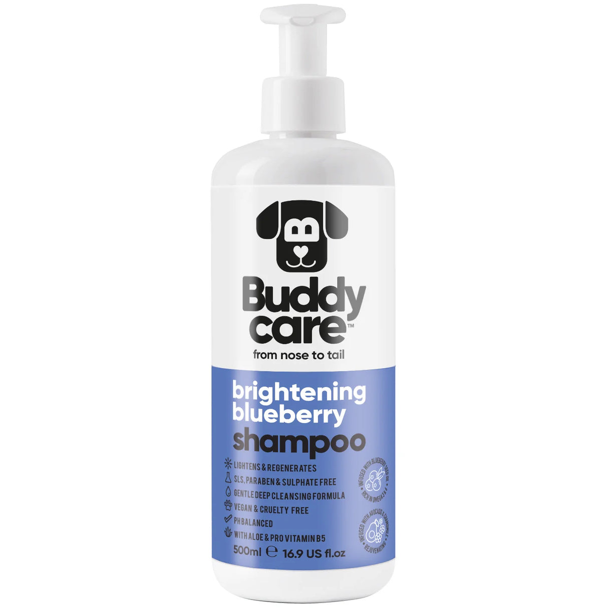 Buddy Care Brightening Blueberry Shampoo 500ml