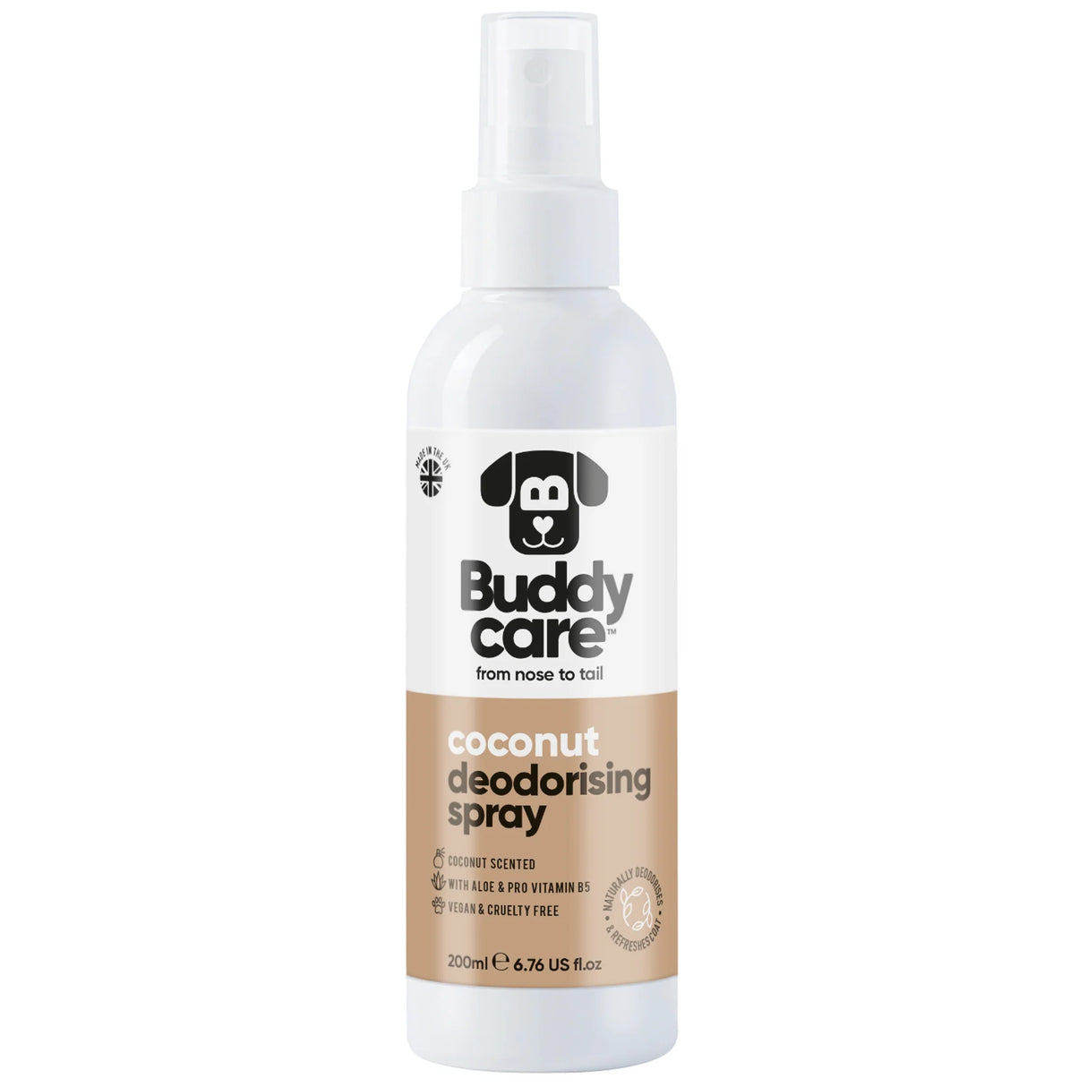 Buddy Care Coconut Deodorising Spray 200ml