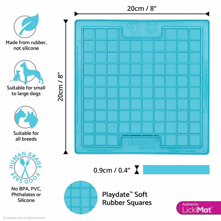 LickiMat Playdate Classic Turquoise