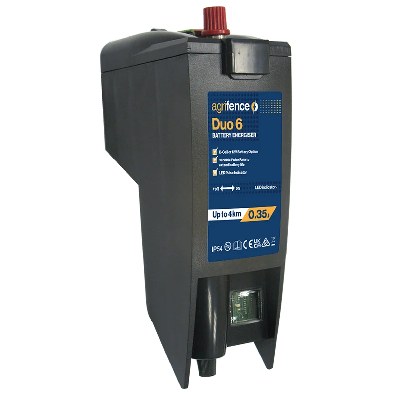 Agrifence Duo 6 Battery Fence Energiser (12v)