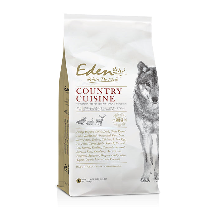 Eden Dog - 80/20 Country Cuisine Small Kibble 2kg