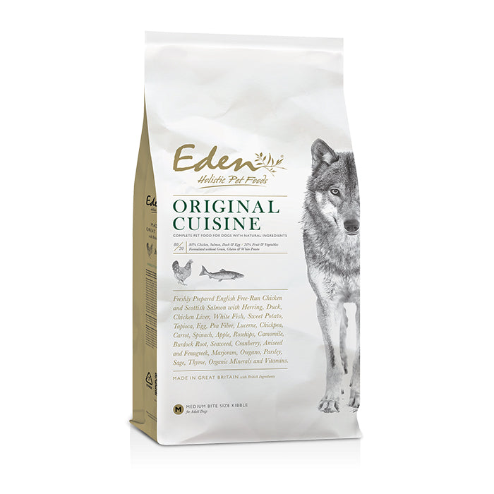Eden Dog - 80/20 Original Cuisine Medium Kibble 12kg